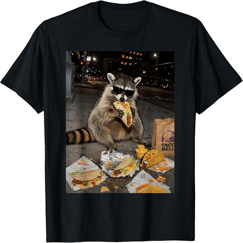 Raccoon Wearing Sunglasses Eat - đánh giá và giá Fashion Street Night