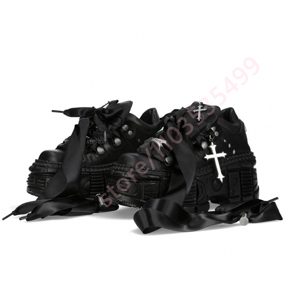 Chunky Punk Metal Rivet Ankle  - đánh giá và giá Street Fashion Y2K
