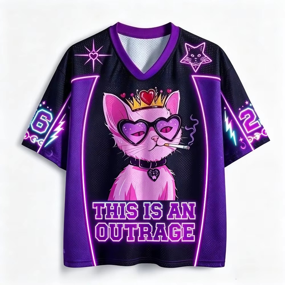 Queen Cat Pattern 3D Printed M - đánh giá và giá Queen Street Fashion